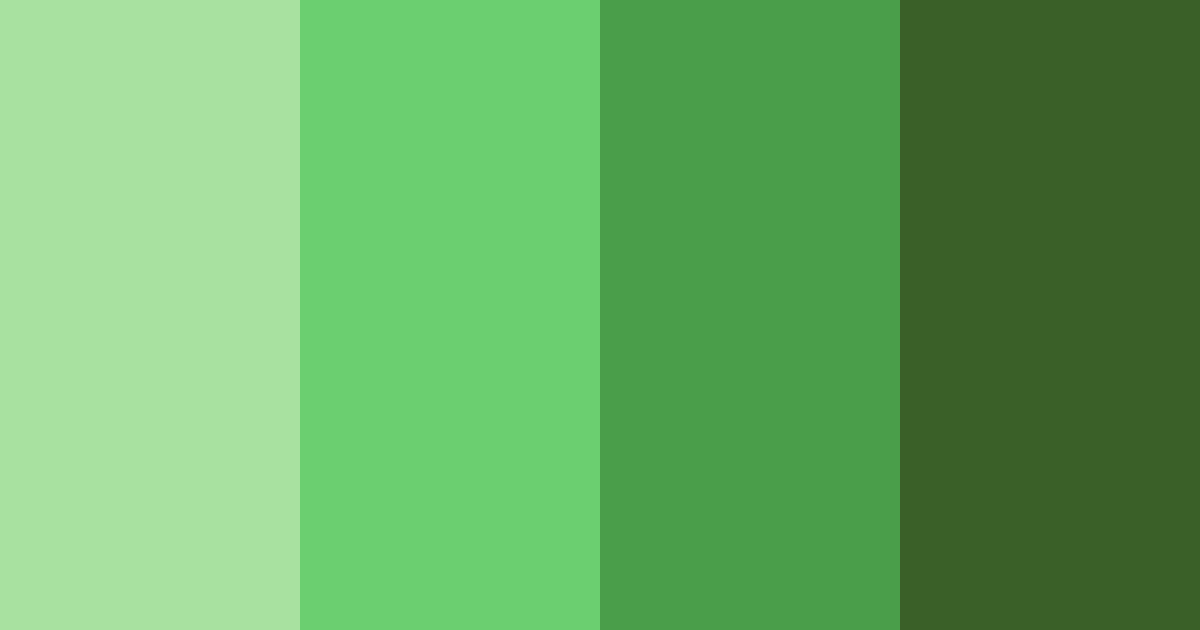 Download joyful greenscape color palette PNG image (landscape)