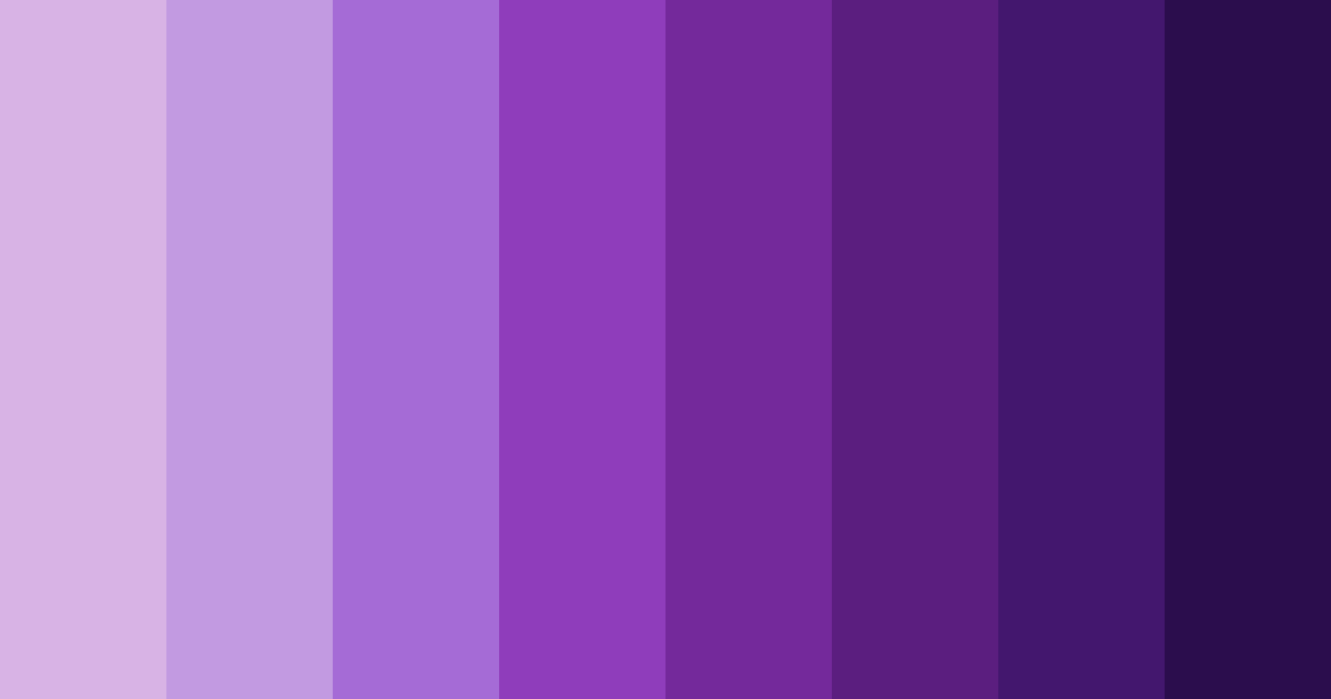 Download dark violet dream color palette PNG image (landscape)