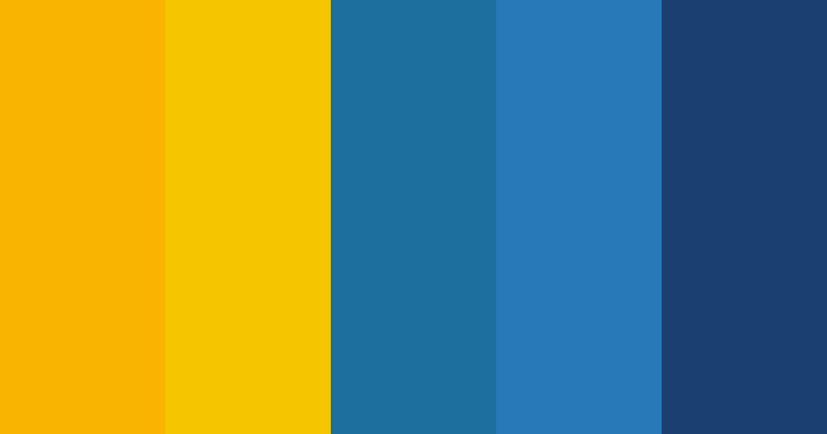Download orange blue harmony color palette PNG image (landscape)
