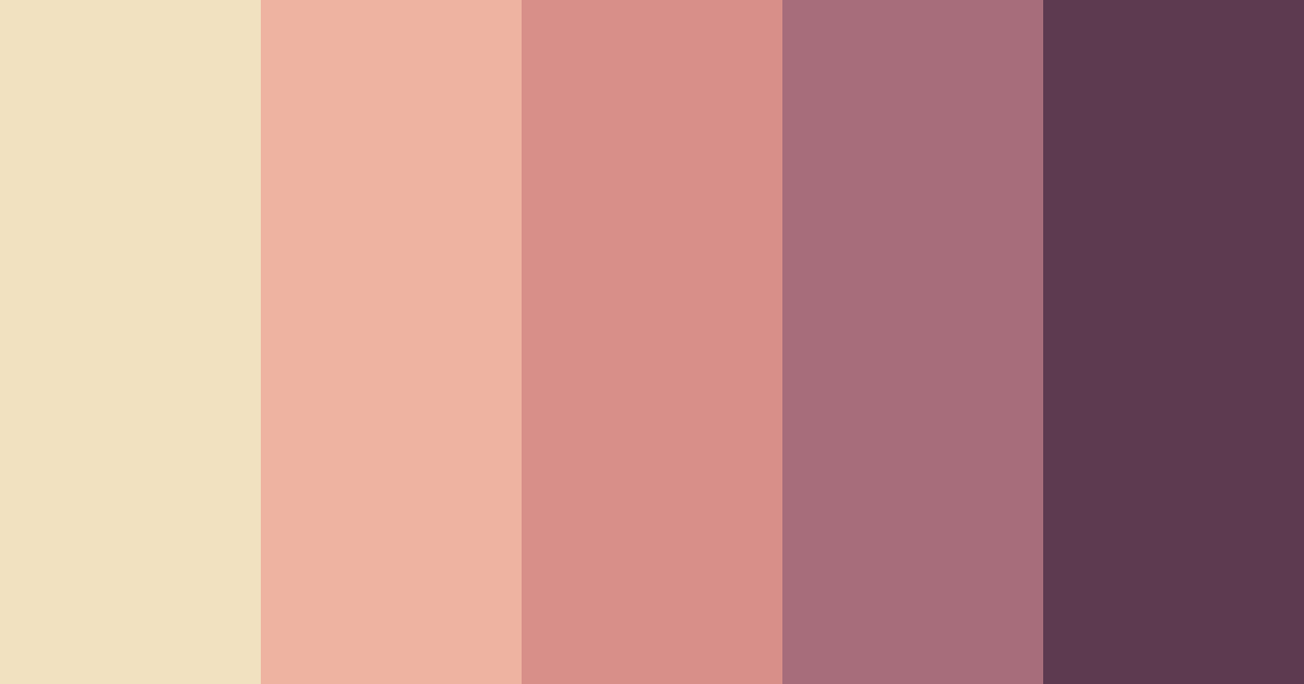 Download serenity blossom color palette PNG image (landscape)