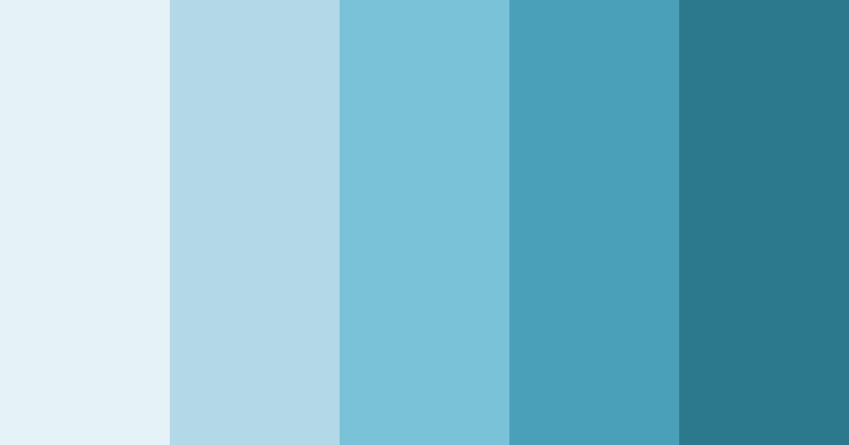 Download oceanic harmony color palette PNG image (landscape)