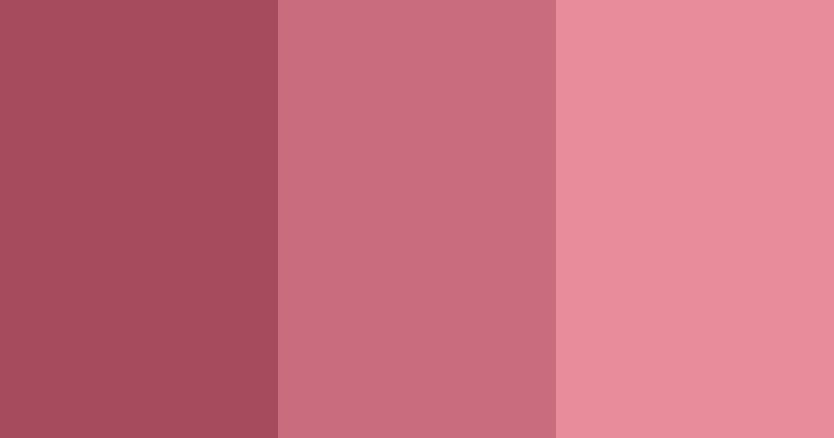 Download pink sunset color palette PNG image (landscape)