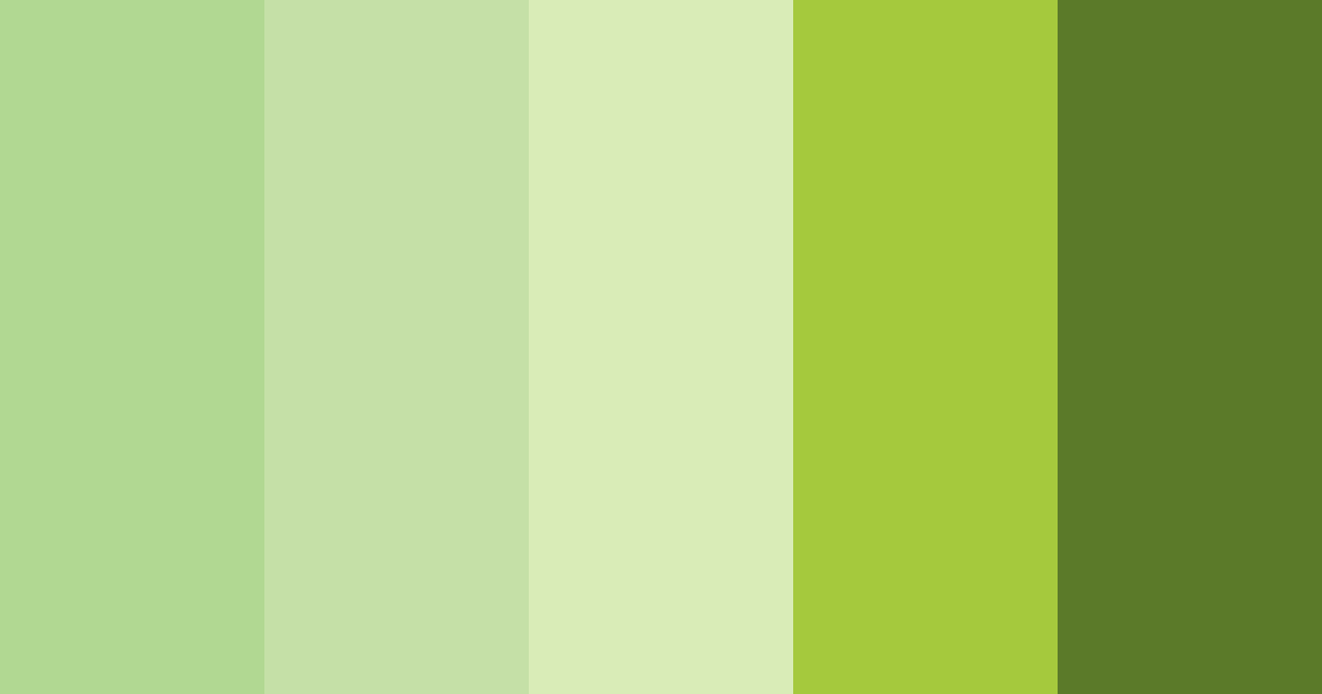Download lush meadow harmony color palette PNG image (landscape)