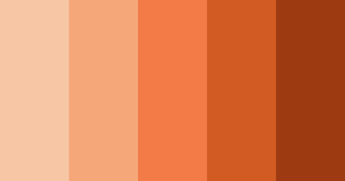 Download autumn ember harmony color palette PNG image (landscape)