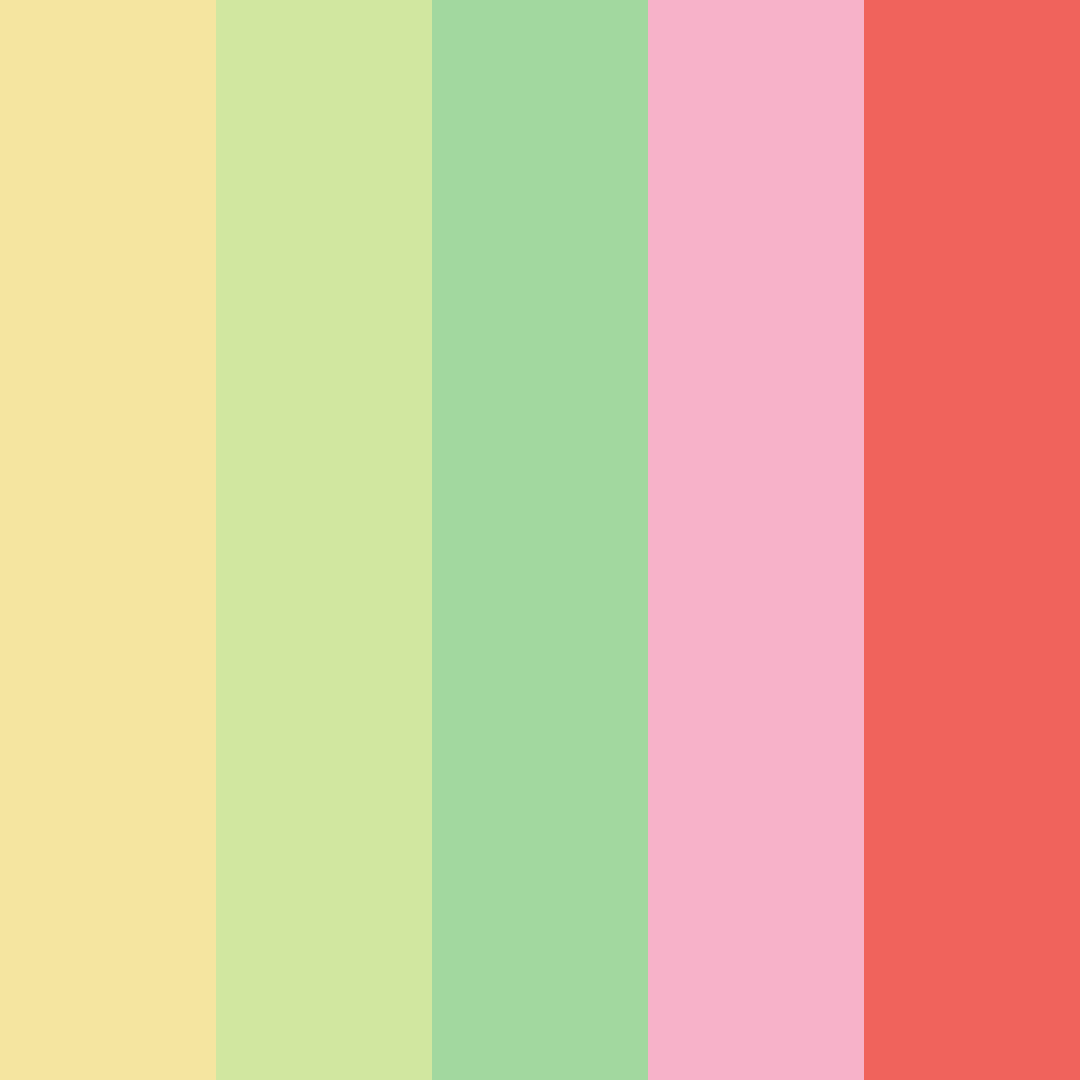 Download citrus blossom delight color palette PNG image (square)