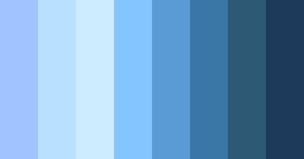 Download cerulean dreams color palette PNG image (landscape)
