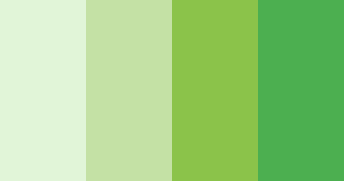 Download lime blossom symphony color palette PNG image (landscape)