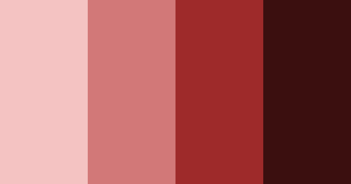 Download red and black elegance color palette PNG image (landscape)