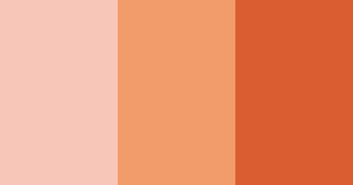 Download peachy sunrise color palette PNG image (landscape)