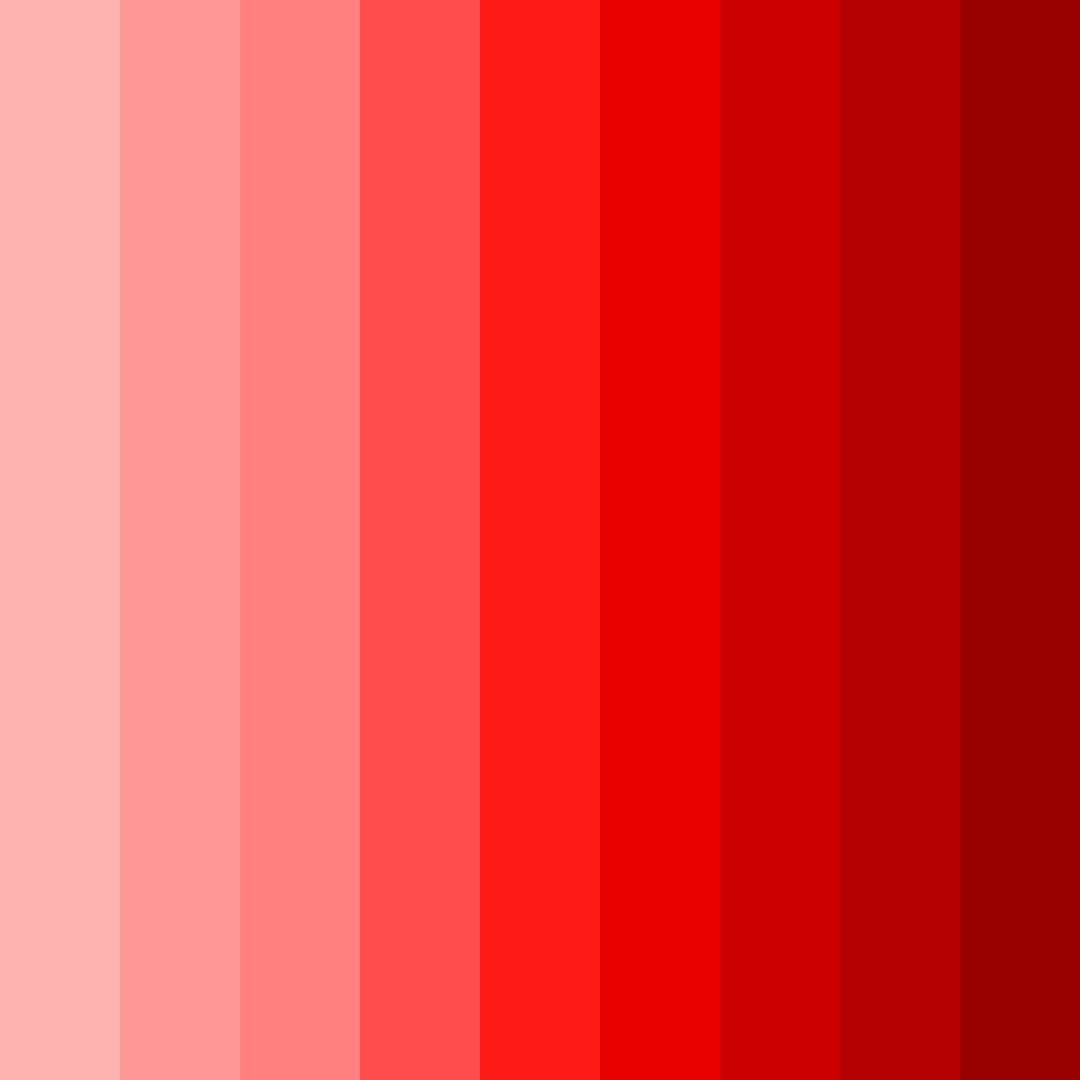 Download crimson sunset color palette PNG image (square)