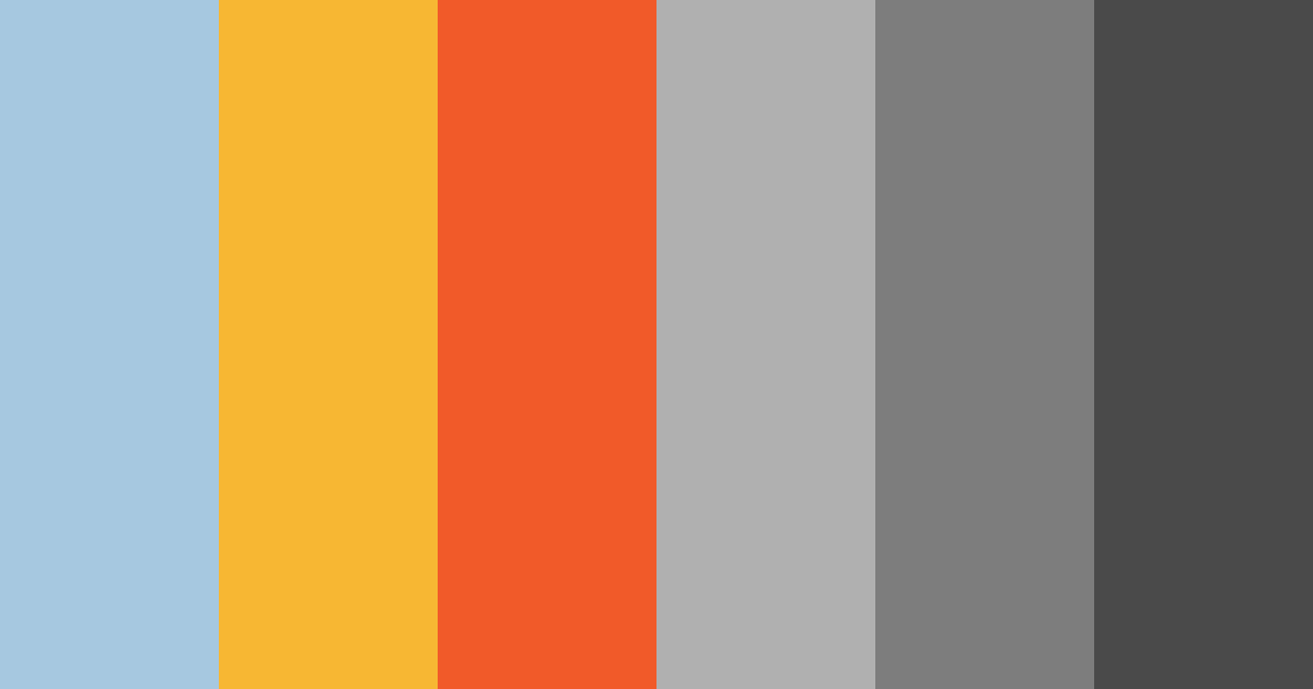 Download blue and orange fusion color palette PNG image (landscape)