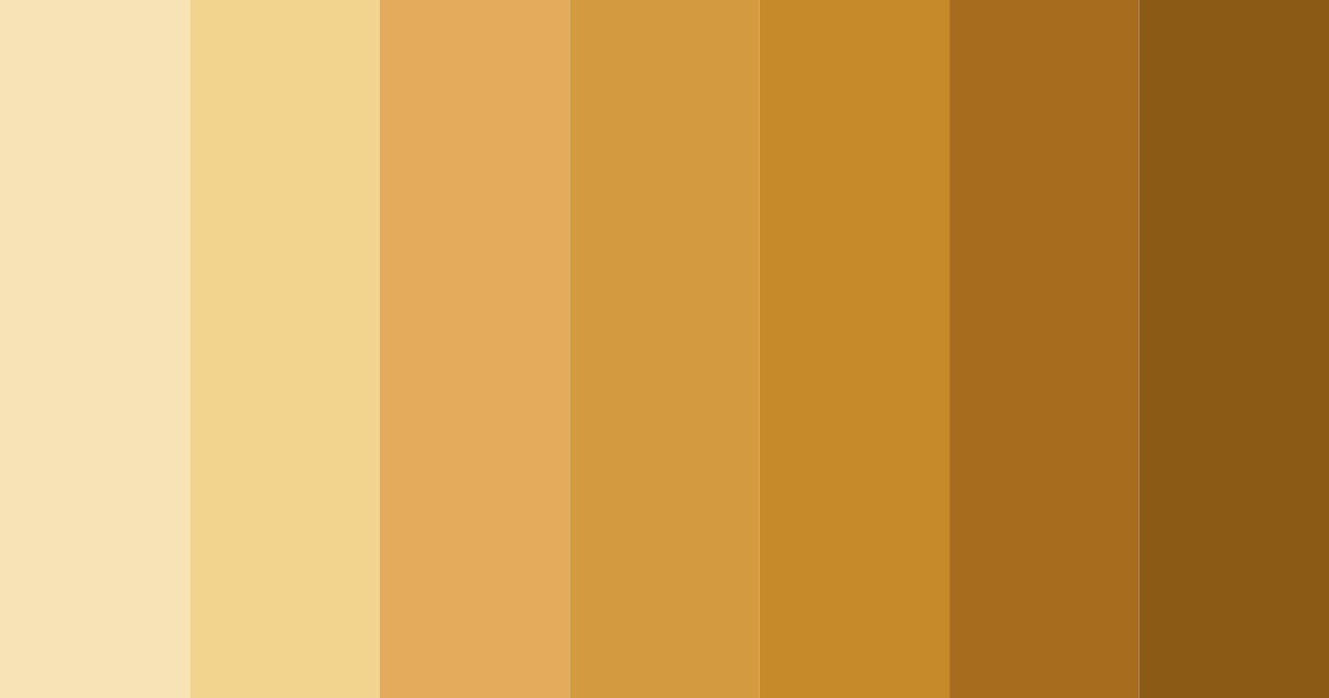 Download golden earth color palette PNG image (landscape)