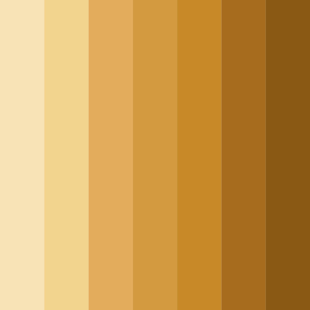 Download golden earth color palette PNG image (square)