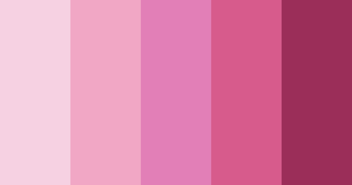 Download pink dream color palette PNG image (landscape)
