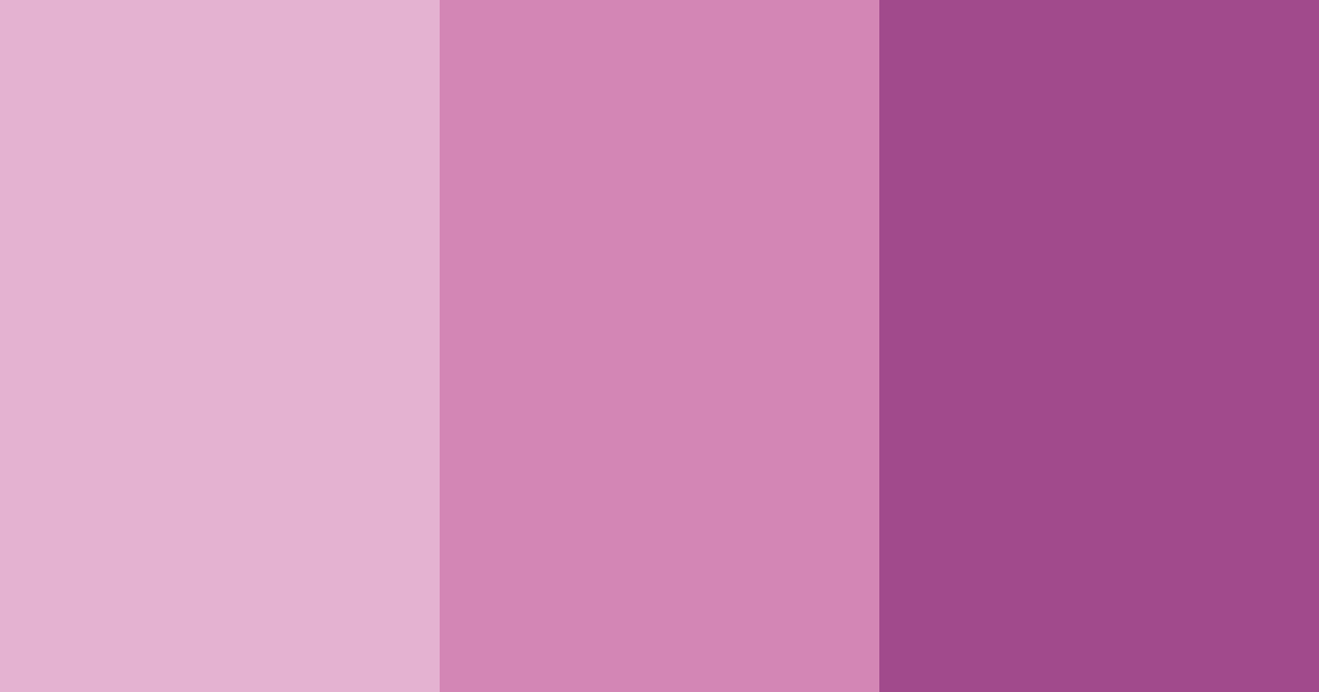Download mystic orchid blossom color palette PNG image (landscape)