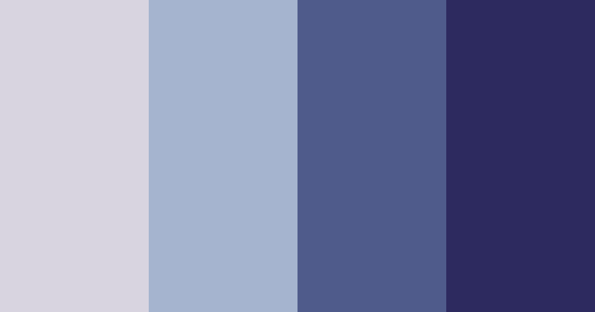 Download shades of blue color palette PNG image (landscape)