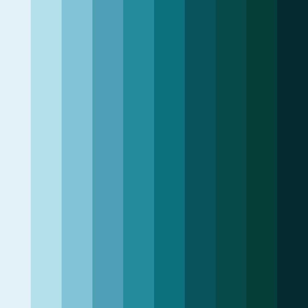 Download teal diamond color palette PNG image (square)