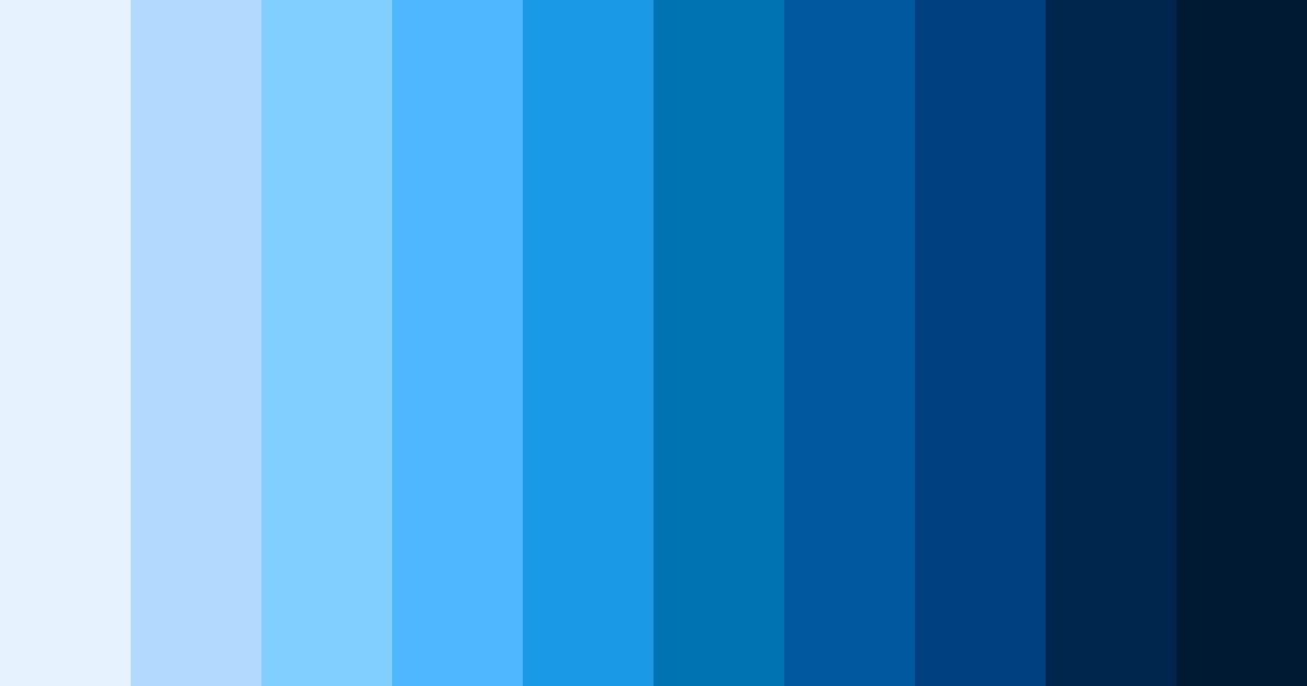 Download blue diamond color palette PNG image (landscape)