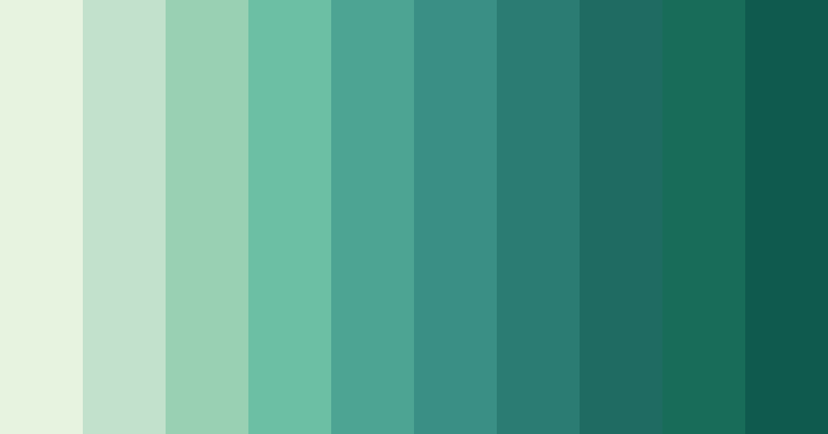 Download emerald canopy festival color palette PNG image (landscape)