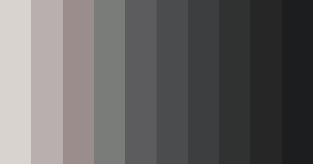 Download gray shades color palette PNG image (landscape)