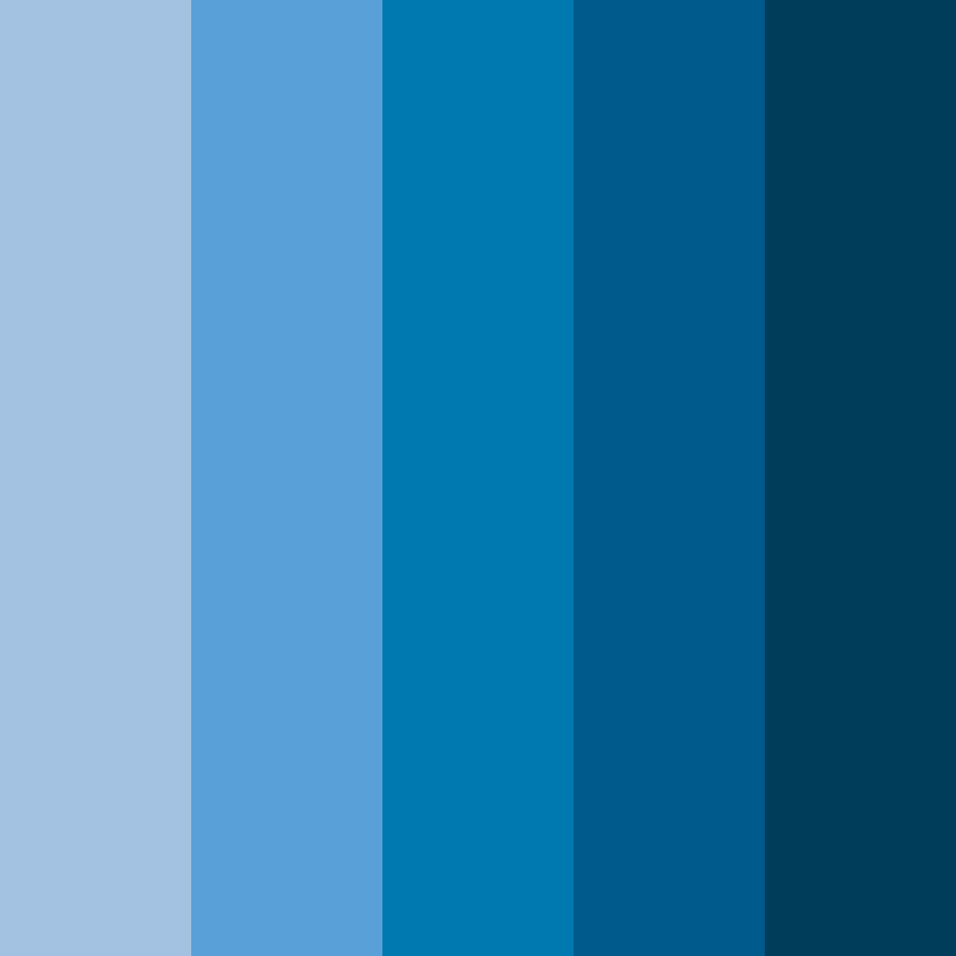 Download blue windows color palette PNG image (square)