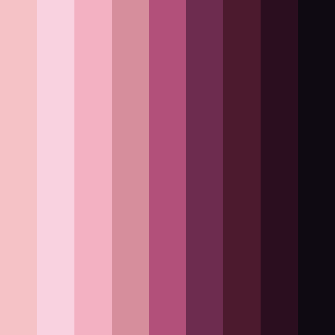 Download whispers of twilight color palette PNG image (square)