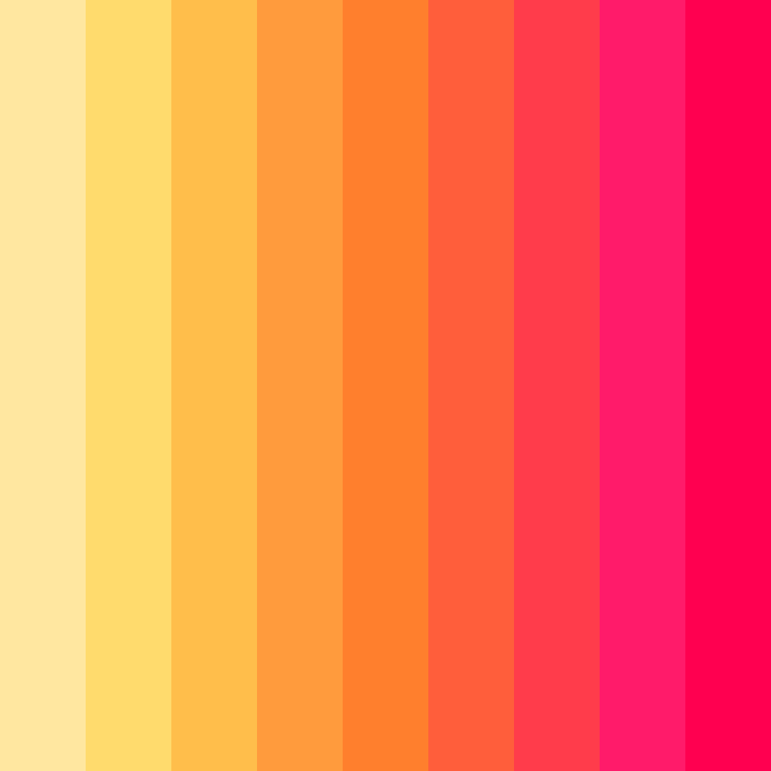 Download vibrant red color palette PNG image (square)
