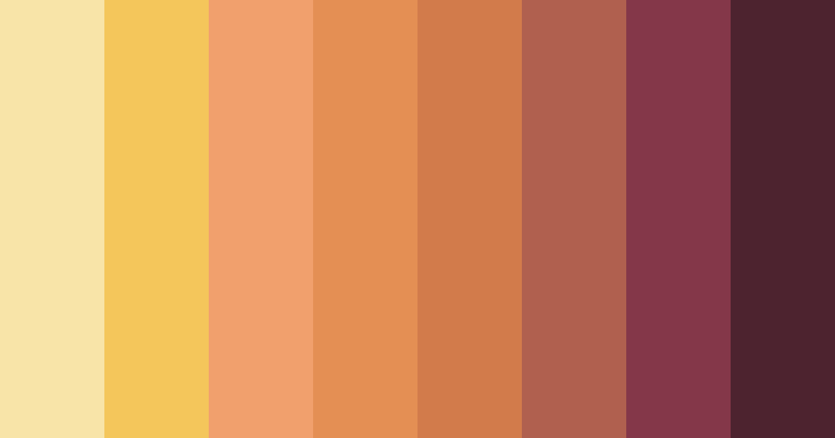Download warm embrace color palette PNG image (landscape)