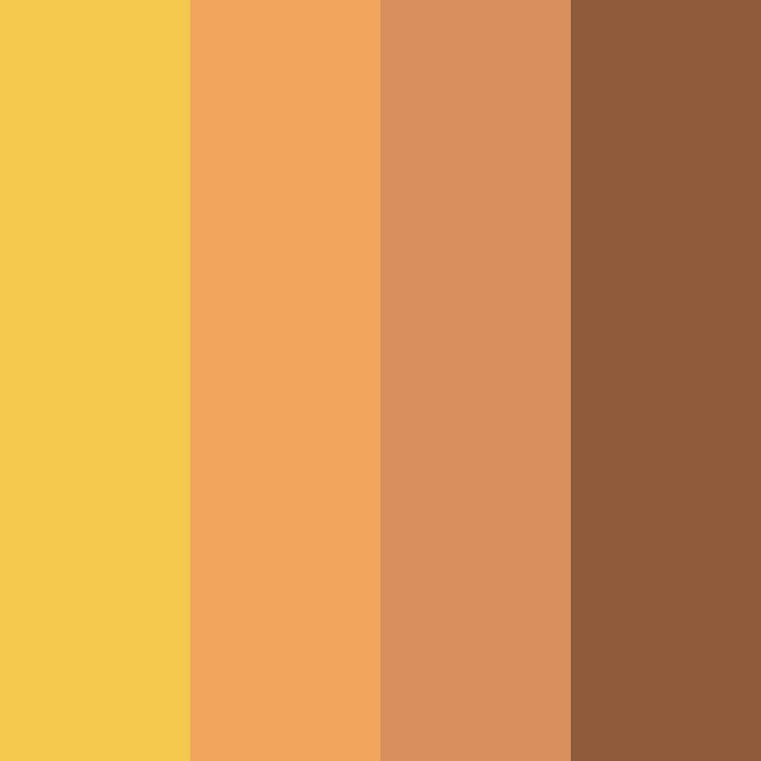 Download sunset smoothie color palette PNG image (square)