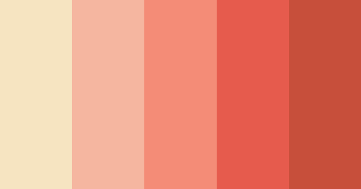 Download melody of warmth color palette PNG image (landscape)