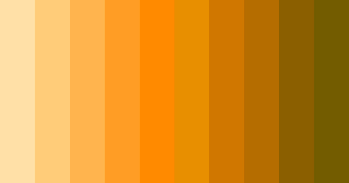 Download golden harvest color palette PNG image (landscape)