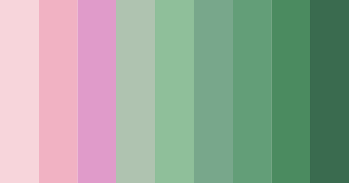 Download whimsical vintage garden color palette PNG image (landscape)