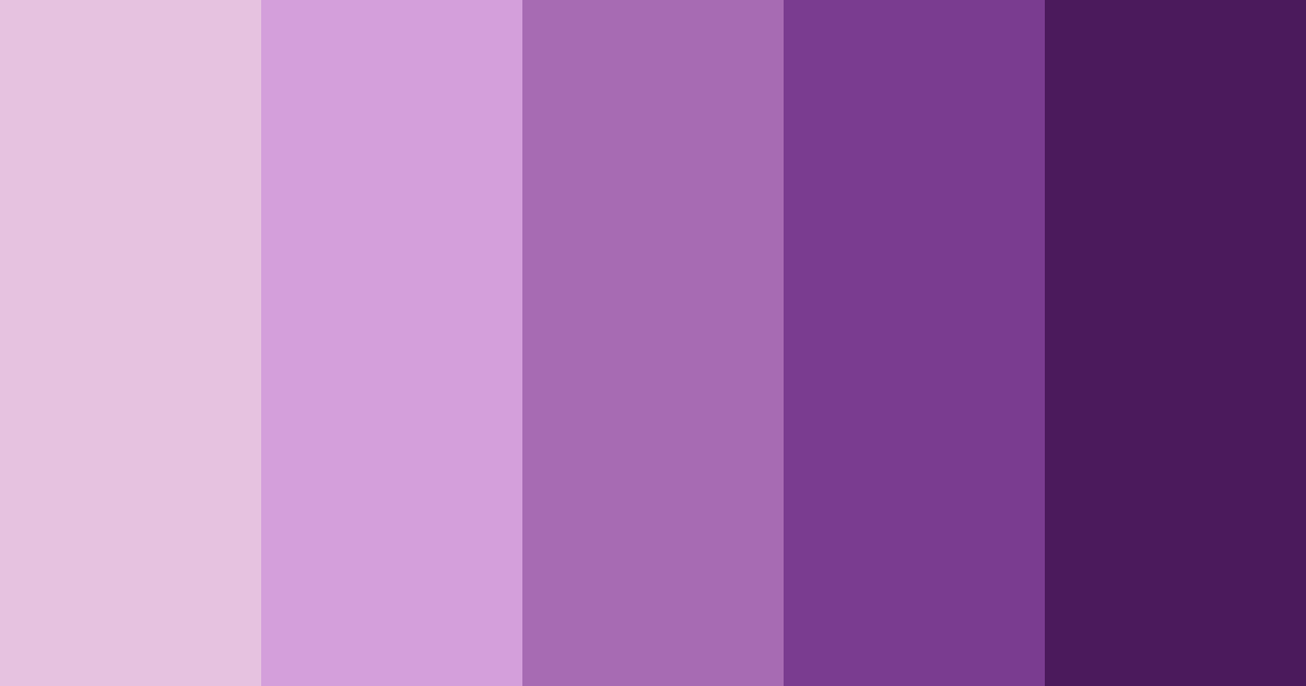 Download lilac sunset dreams color palette PNG image (landscape)