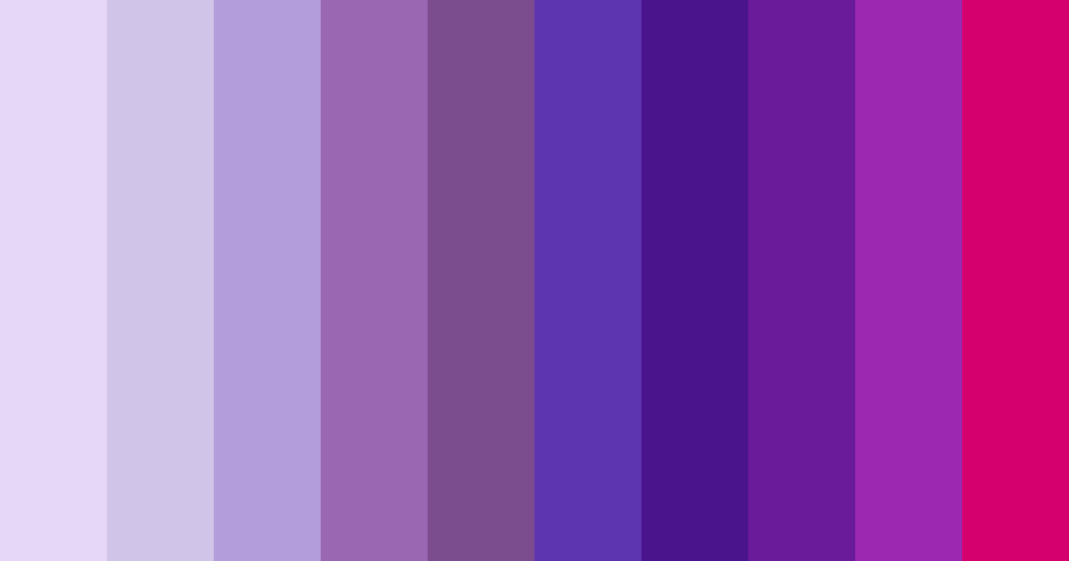 Download lilac dreams color palette PNG image (landscape)