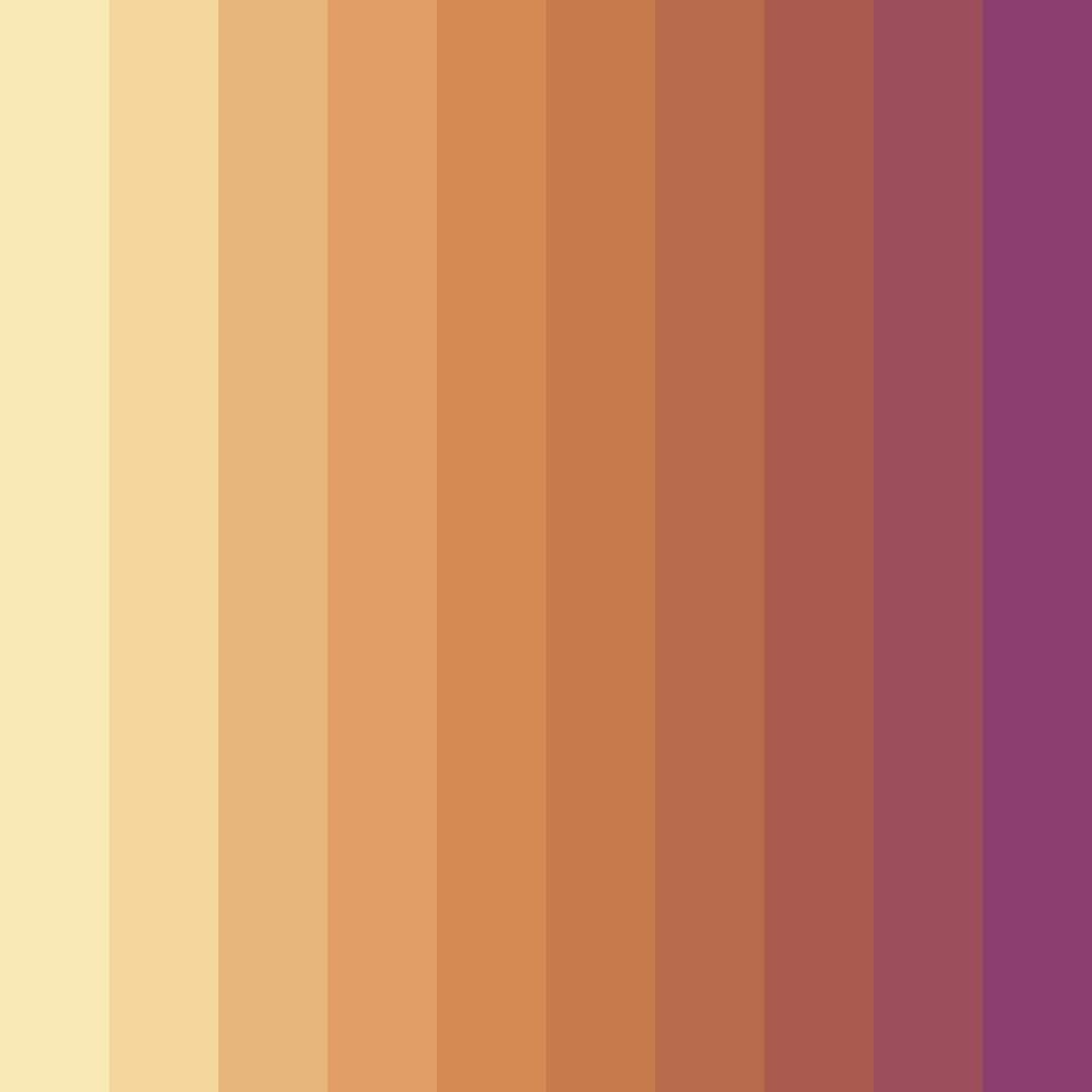 Download peach fluttershy color palette PNG image (square)