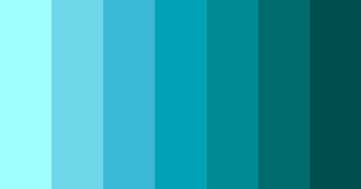 Download blue beach color palette PNG image (landscape)