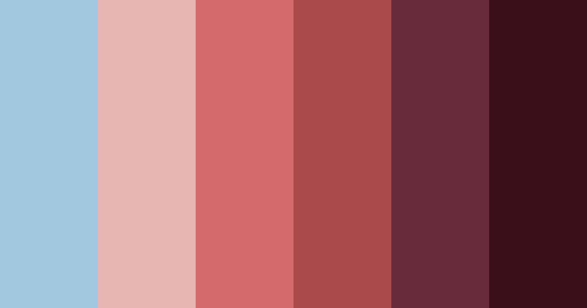 Download nordic red on blue color palette PNG image (landscape)