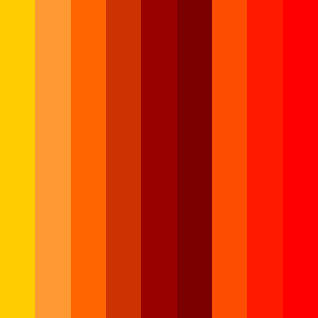 Download inferno symphony color palette PNG image (square)