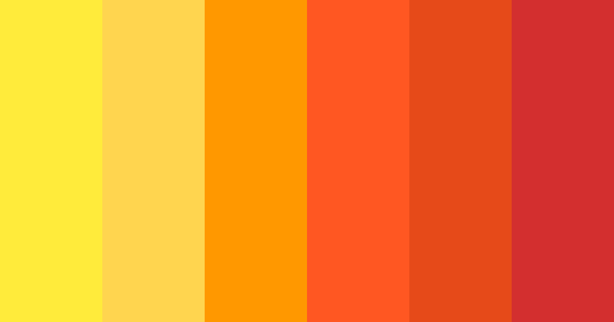 Download sunset ember color palette PNG image (landscape)