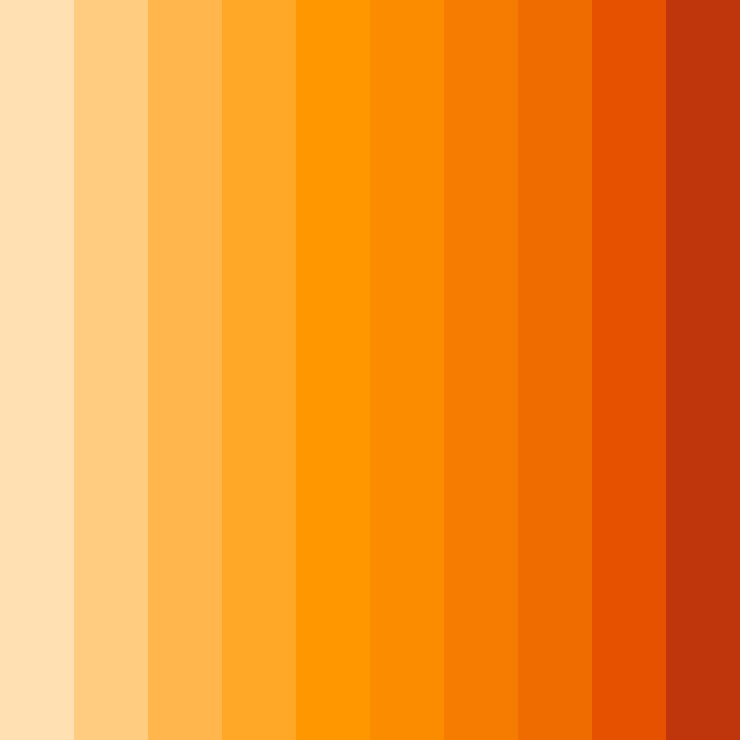 Download peachy delight color palette PNG image (square)