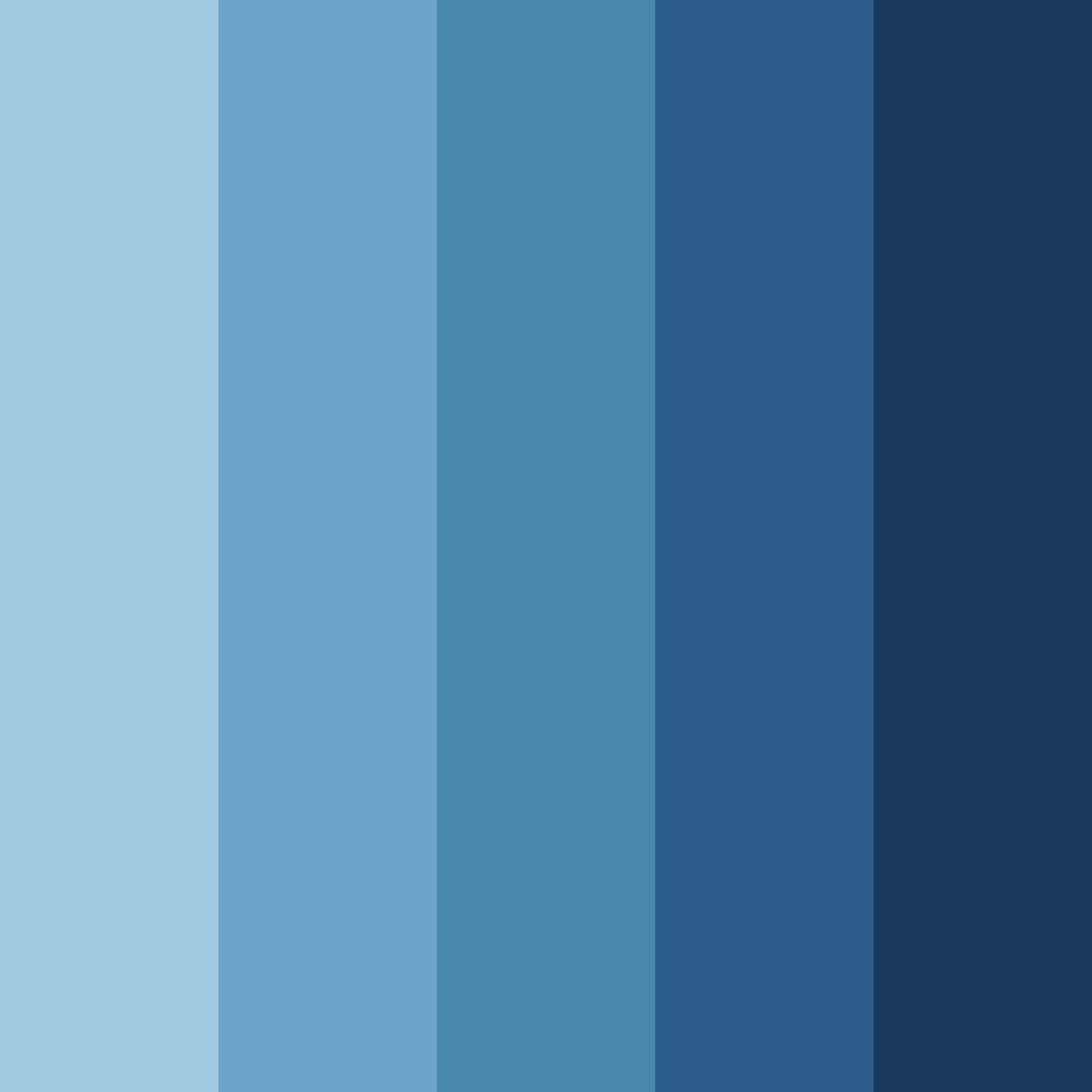 Download dark blue ocean color palette PNG image (square)
