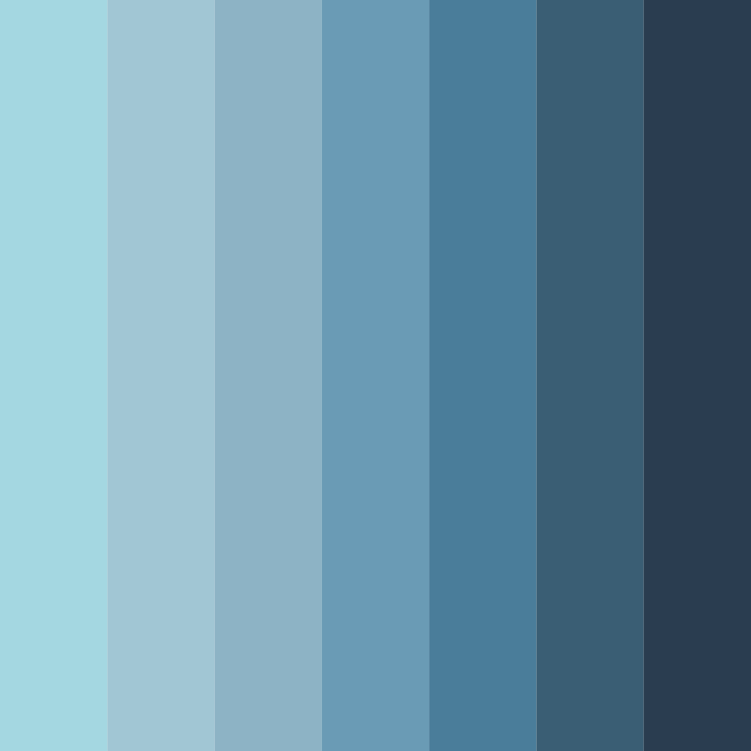Download frosted reflections color palette PNG image (square)