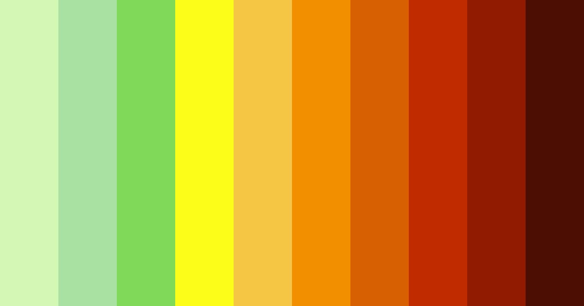 Download signal spectrum color palette PNG image (landscape)