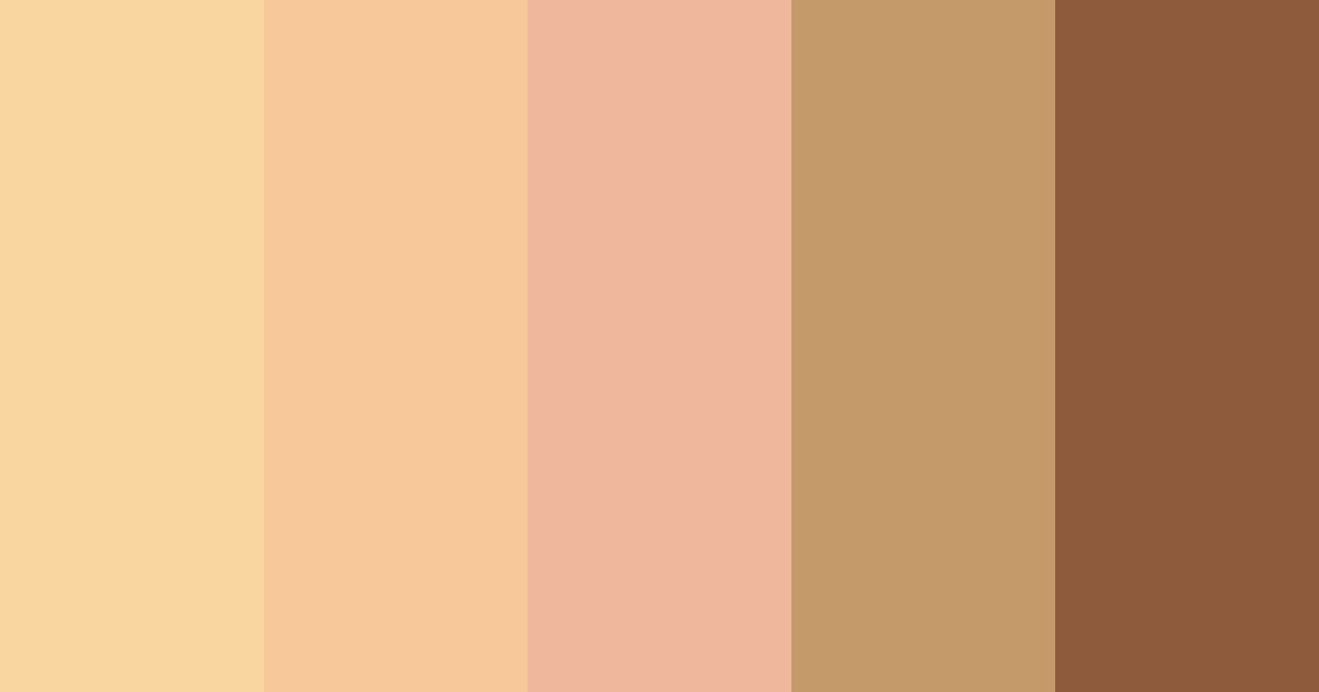 Download tan sunset color palette PNG image (landscape)