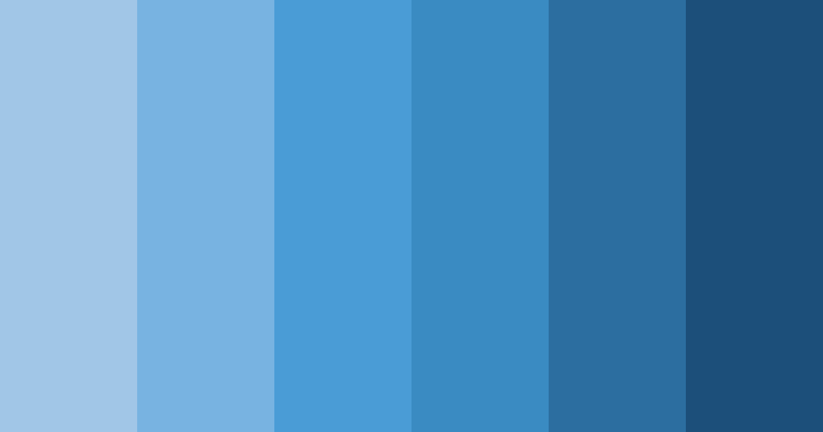 Download celestial blues color palette PNG image (landscape)