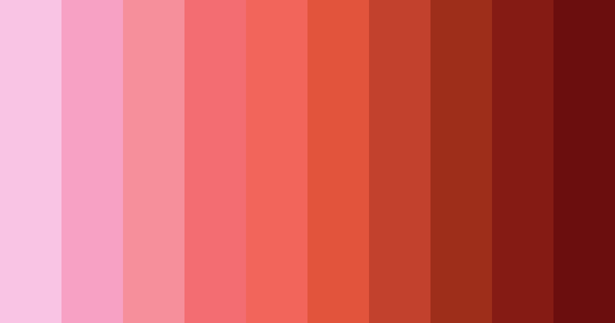 Download pink rainbow color palette PNG image (landscape)
