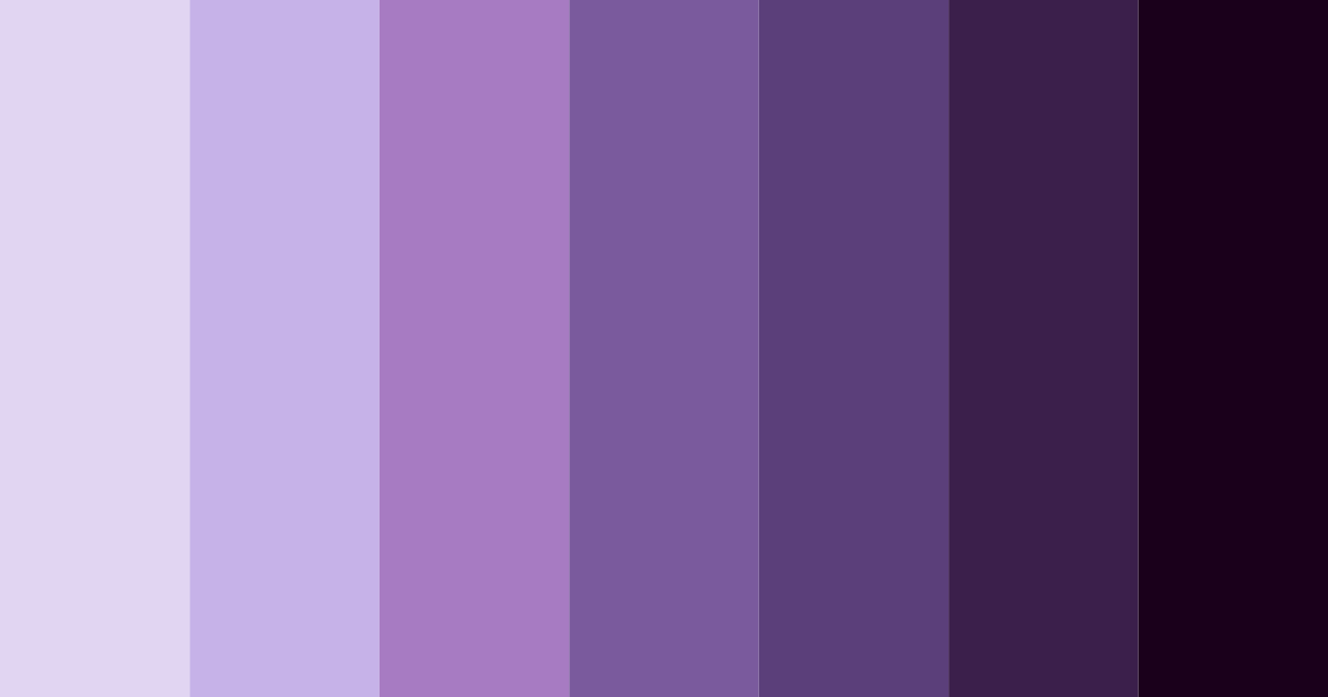 Download purple luxury color palette PNG image (landscape)