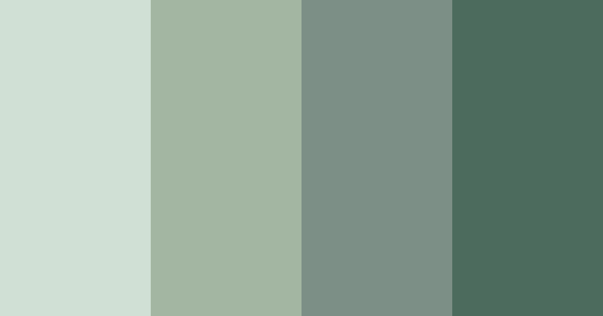 Download whispering forest color palette PNG image (landscape)