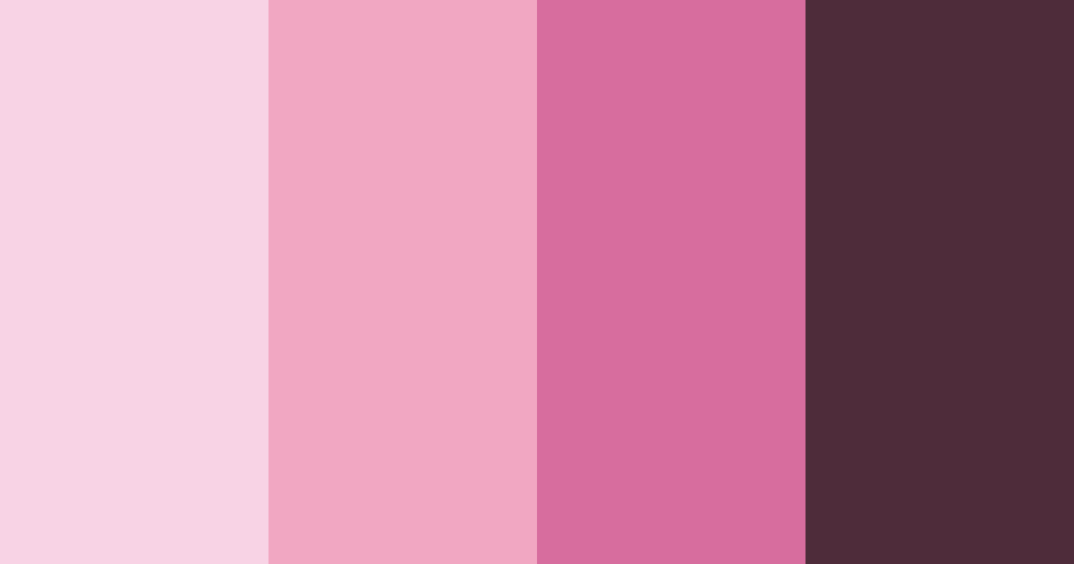 Download pink black color palette PNG image (landscape)