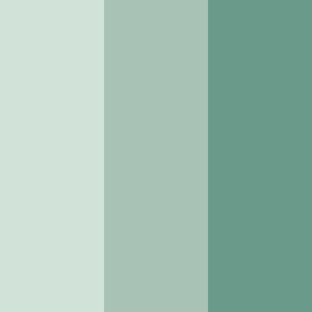 Download sage green serenity color palette PNG image (square)
